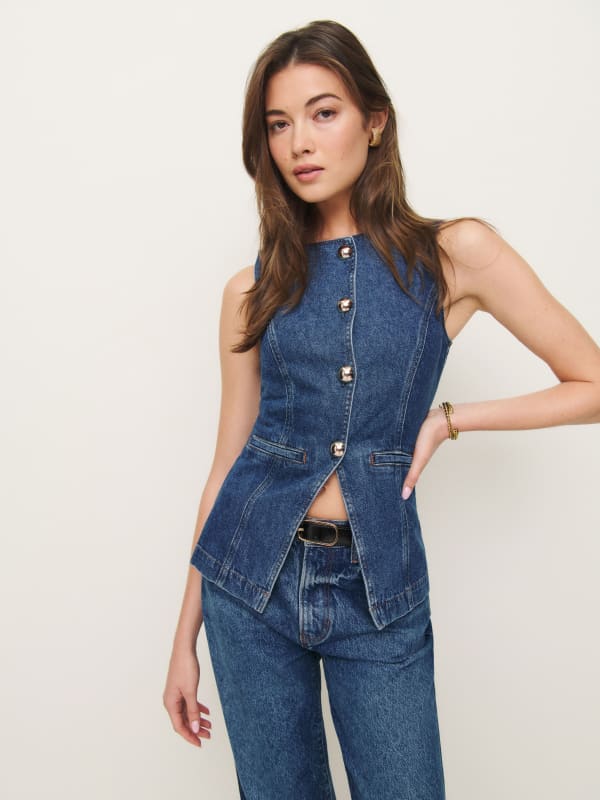 Ophelia Denim Top - Keila